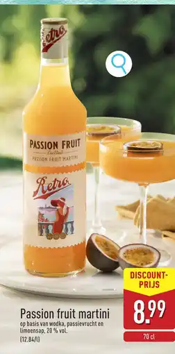 ALDI Passion fruit martini aanbieding