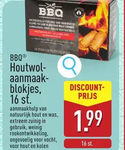 ALDI Houtwol aanmaak blokjes, 16 st. aanbieding