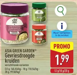 ALDI Gevriesdroogde kruiden aanbieding