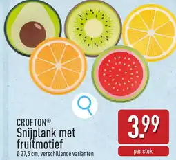 ALDI Snijplank met fruitmotief aanbieding
