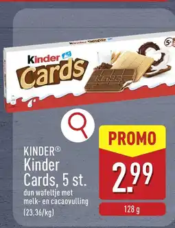 ALDI Kinder Cards, 5 st. aanbieding