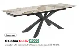 Crack Maddox Verlengbare Tafel aanbieding