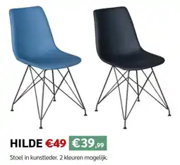 Crack Hilde Stoel in kunstleder aanbieding
