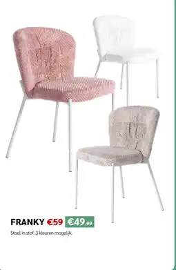 Crack Franky Stoel in stof aanbieding