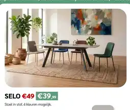 Crack Selo Stoel in stof aanbieding