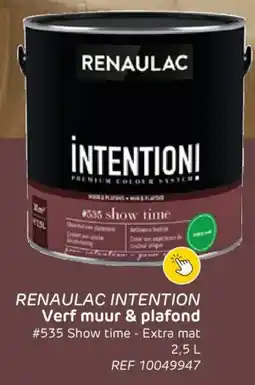 Brico Renaulac Intention Verf Muur & Plafond aanbieding