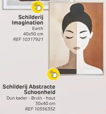 Schilderij Abstracte Schoonheid