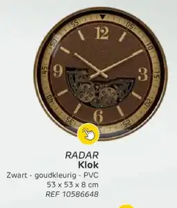 Brico Radar Klok aanbieding