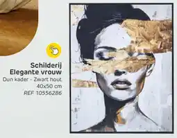 Brico Schilderij Elegante Vrouw aanbieding