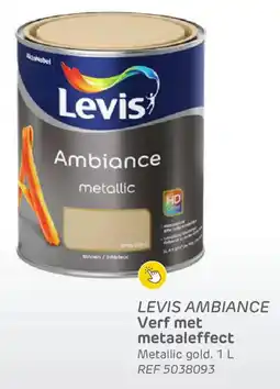 Brico Levis Ambiance Verf met Metaaleffect aanbieding