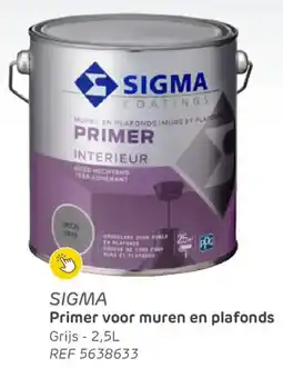 Brico Sigma Primer voor muren en plafonds aanbieding