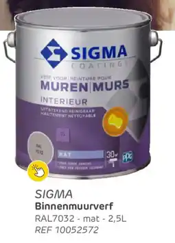 Brico Sigma Binnenmuurverf aanbieding