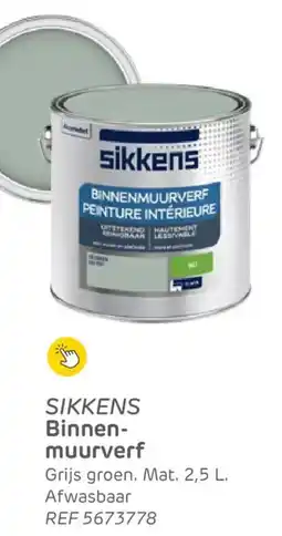 Brico Sikkens Binnenmuurverf aanbieding