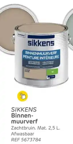 Brico Sikkens Binnenmuurverf aanbieding