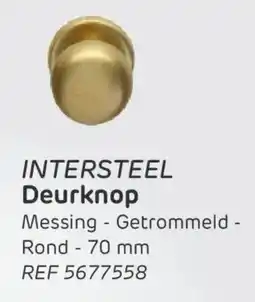 Brico Intersteel Deurknop aanbieding