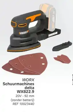 Brico Worx Schuurmachines delta WX822.9 aanbieding