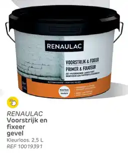 Brico Renaulac Voorstrijk en fixeer gevel aanbieding