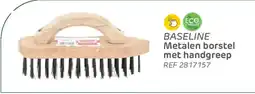Brico Baseline Metalen borstel met handgreep aanbieding