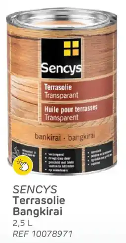 Brico Sencys Terrasolie Bangkirai aanbieding