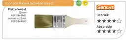 Brico Sencys Platte kwast aanbieding