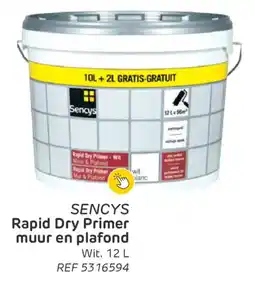 Brico Sencys Rapid Dry Primer muur en plafond aanbieding