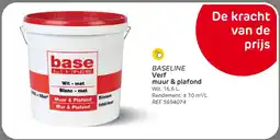 Brico Baseline Verf muur & plafond aanbieding
