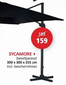 Weba Sycamore Zweefparasol aanbieding