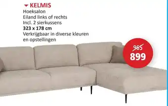 Kelmis Hoeksalon Eiland links of rechts