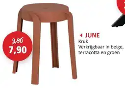 Weba June Kruk Verkrijgbaar in beige, terracotta en groen aanbieding