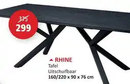 Weba Rhine Tafel Uitschuifbaar aanbieding