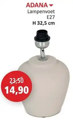 Weba Adana Lampenvoet E27 aanbieding