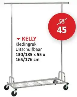 Weba Kelly Kledingrek Uitschuifbaar aanbieding