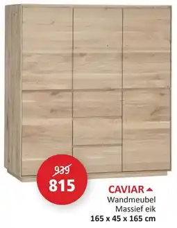 Weba Caviar Wandmeubel Massief eik aanbieding