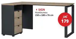 Weba Sign Hoekbureau aanbieding