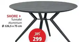 Weba Shore Tuintafel Aluminium aanbieding