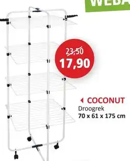 Weba Coconut Droogrek aanbieding