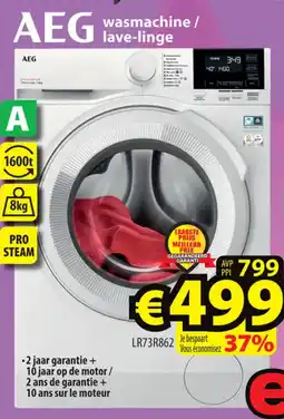 ElectroStock AEG wasmachine / lave-linge LR73R862 aanbieding