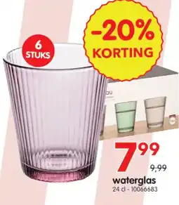 Yess Waterglas aanbieding