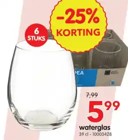 Yess Waterglas aanbieding