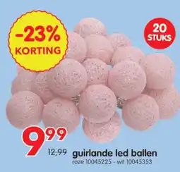 Yess Guirlande led ballen aanbieding