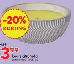 Yess Kaars citronella aanbieding