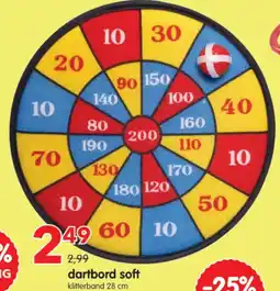 Yess Dartbord soft aanbieding