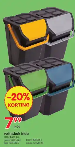 Yess Vuilnisbak frida aanbieding