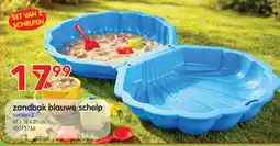 Yess Zandbak blauwe schelp aanbieding