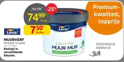 Brico Levis muurverf aanbieding