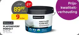 Brico Renaulac plafondverf perfect aanbieding
