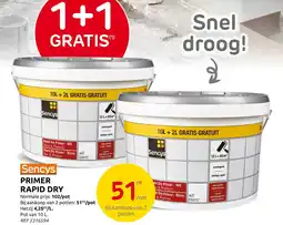 Brico Sencys primer rapid dry aanbieding