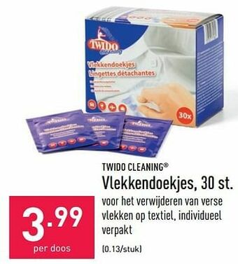 ALDI Vlekkendoekjes aanbieding