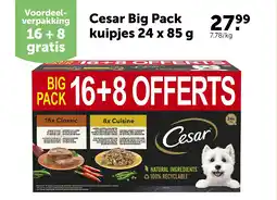 AVEVE Cesar Big Pack kuipjes 24 x 85 g aanbieding