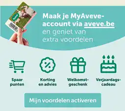 AVEVE Maak je MyAveveaccount via aveve.be aanbieding